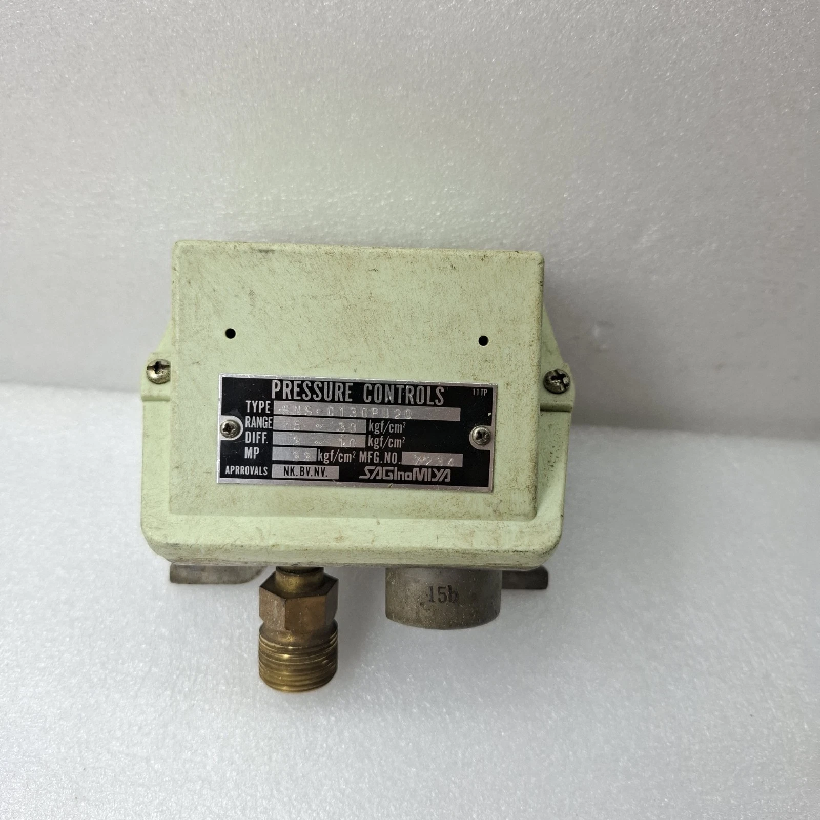 SAGInoMIYA SNS-C130PU20 Pressure Controls Range 5~30 Diff. 3~10